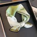 Brand 100% Natural Real Silk Scarf Women Neck Hairband Shawl Headband New Bandana Square Scarves