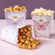 Pink Purple Popcorn Boxes Butterfly Popcorn Box Baby Shower Birthday Favors Popcorn Treat Boxes