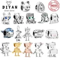 925 Sterling Silver original robot Bear beads suitable for the original Pan 925 Meilong bracelet