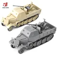 1/72 4D SD.KFZ.7/2 Half track Anti-aircraft Armoured Vehicle Assemble Model Air Defense Military