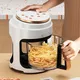 Air Fryer 3L Capacity Visual Oil-free Electric Fryer Multi-functional Automatic Household 360°Baking
