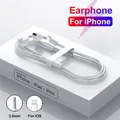 For Apple iPhone 14 13 12 11 Original Earphones iPhone X XS XR 7 8 Bluetooth Wired Lightning Cable