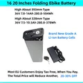 20 Inch Folding Electric Bike Battery 36V 8Ah 8.8Ah 10Ah 10.4Ah 12Ah 14Ah Replace Upgrade Ancheer