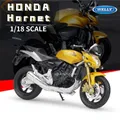 WELLY 1/18 HONDA Hornet Streetcar Motorcycle Model Toys Alloy Diecast Static Simulation Motorcycle