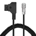 D-Tap To BMPCC 4K 2 Pin Locking Power Cable For Blackmagic Pocket Cinema Camera 4K For Sony V Mount