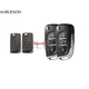 Modified Flip Remote Car Key Shell Case For Peugeot 207 307 308 407 607 807 For Citroen C2 C3 C4 C5