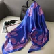 Vintage Paisley Square Scarf For Women Silk Shawls Neckerchief Female Print Headband On the Head