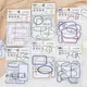 Yoofun 30pcs/lot Retro Vintage Memory Overlap Diary Sticker Pack Scrapbooking Collage Junk Journal