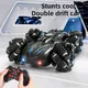 Large children's remote control car toy boy charging motion sensing four-wheel drive stunt car high