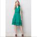 Anthropologie Dresses | Anthro Maeve Emerald Green Swiss Dot Shirtdress | Color: Green | Size: 2