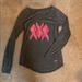 Under Armour Tops | Breast Cancer Awareness Longsleeve | Color: Gray/Pink | Size: Xs