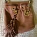 Michael Kors Bags | Authentic Michael Kors Crossbody | Color: Brown/Gold | Size: 9.5”L X 8.5”W