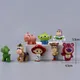 Figurines d'action Anime Toys Story 4 pour enfants Woody Buzz Lightyear version Q mini poupées