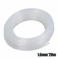 Pièces de tondeuse à gazon en nylon blanc 1.6mm 20m