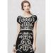Anthropologie Dresses | Anthropologie Maeve Ombra Shift Tunic Dress | Color: Black/Cream | Size: S