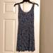 American Eagle Outfitters Dresses | American Eagle Floral Cotton Swing Dress | Color: Black/Blue | Size: Xs