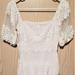 Free People Dresses | Free People White Bohemian Dress Size Small | Color: White | Size: S