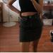 Zara Skirts | High Waisted Black Jean Skirt | Color: Black | Size: Xs