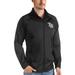 Men's Antigua Black Tampa Bay Rays Links Full-Zip Golf Jacket