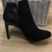 Zara Shoes | Black Suede And Leather Ankle Boots | Color: Black | Size: Euro 41