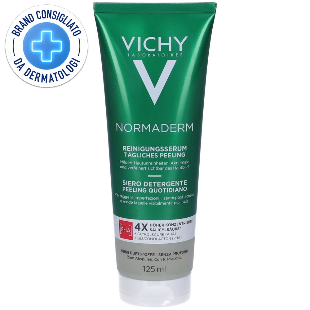Normaderm Siero Detergente Peeling Quotidiano Viso e Corpo er segni po