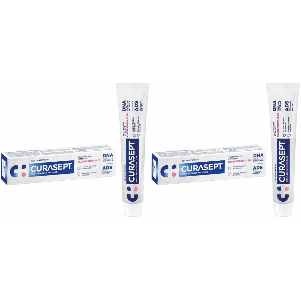 CURASEPT® Gel Dentifricio Clorexidina 0,20 2x75 ml