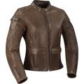 Segura Babylone Ladies Motorcycle Leather Jacket, brown, Size 40 for Women