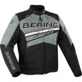 Bering Bario Giacca tessile moto, nero-grigio-bianco, dimensione L