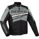 Bering Bario Veste textile moto, noir-gris-blanc, taille S