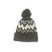 Old Navy Beanie Hat: Gray Color Block Accessories