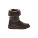 Ugg Boots: Winter Boots Wedge Casual Gray Shoes - Women's Size 6 - Round Toe