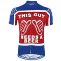 21Grams Homme Maillot Velo Cyclisme Manche Courte Cyclisme Maillot Top avec 3 poches arrière VTT Vélo tout terrain Vélo Route Séchage rapide Respirable Evacuation de l'humidité Doux Rouge / Vert