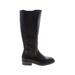 Madeline Girl Boots: Black Print Shoes - Women's Size 8 1/2 - Round Toe