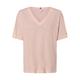 Tommy Hilfiger T-Shirt mit Leinen-Anteil Damen rosa, L