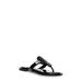 Gotie Laser Cut Studded Thong Sandal