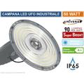 Campana led ufo lampada industriale a sospensione ultra slim 50W da esterno led driver incorporato