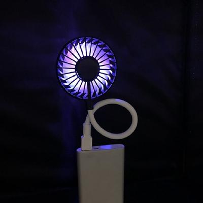 Portable LED Light Emitting Aromatherapy Creative Mini FanUSB Long Time Use Help Sleep Fans Cooling Fan For Office Fan For