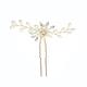 Korean Bride Handmade Pearl Crystal Hairpin Pin U-shaped Clip Wedding Headdress Hair Accessories