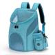 Dog Cat Pets Carrier Bag Travel Backpack Travel Bag Dog Backpack Travel Carrier Bag Backpack Portable Breathable Durable Solid Colored Nylon puppy Small Dog Outdoor Hiking Black Gray Dark Blue