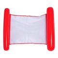 Inflatable Belt Net Hammock Foldable Dual-Use Backrest Floating Row Water Recreation Deck Chair Pool Floating Bed Sofa