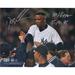 Dwight Gooden New York Yankees Autographed 8" x 10" No-Hitter Carried Off Photograph with "No Hitter 5-14-96" Inscription