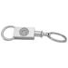 Silver Michigan State Spartans Two-Section Key Ring
