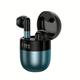 Earbuds in Ear Headphone with Microphone Comfort & Lightweight Ear Buds Noise Cancelling 3D Surround Stereo Bass Long Battery Life Portable Small Mini Charging Case Blue Green Red