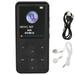 MP3 Player Intelligent HD Noise Reduction Bluetooth 5.0 Support FM Radio E Book Music Player for Home 2.4 Inch