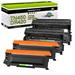 greencycle TN450 TN-450 Black Toner Cartridge and DR420 Drum Unit Replacement Compatible for Brother HL-2270DW HL-2280DW MFC-7360N MFC-7860DW DCP-7065DN Intellifax 2840 laser Priner(2 Toner + 2 Drum)