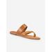 J.McLaughlin Women's Shay Leather Sandals Brown/Yellow, Size 9