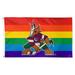 WinCraft Arizona Coyotes 3' x 5' Pride Deluxe Single-Sided Flag