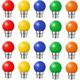 Lot de 20 ampoules led couleur b22 ampoules baïonnette 2w Rouge, Jaune, Orange, Vert,