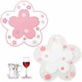 Memkey - 2 Pièces Sous Verre Silicone Forme Fleur Sous-Verres En Silicone Tapis De Table Isolant