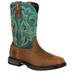 Georgia Boot CarboTec LT 10" Steel Toe - Womens 8.5 Green Boot Medium